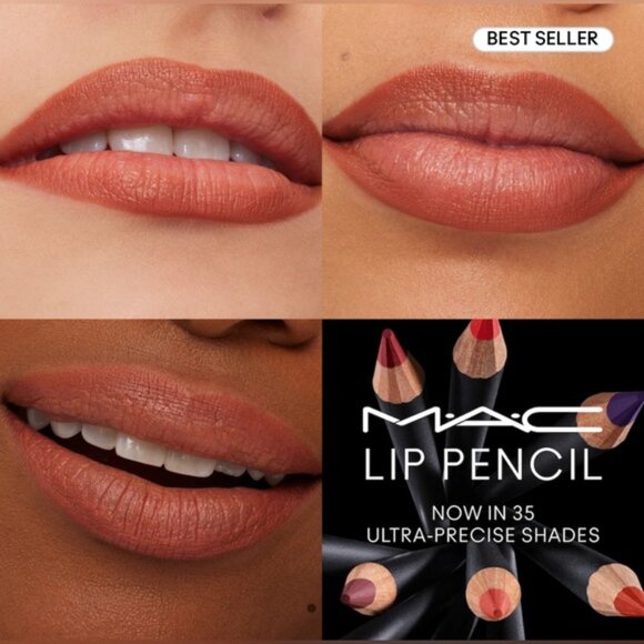 BRAND NEW MAC SPICE universal warm nude red longlasting lip color pencil liner - Picture 5 of 8